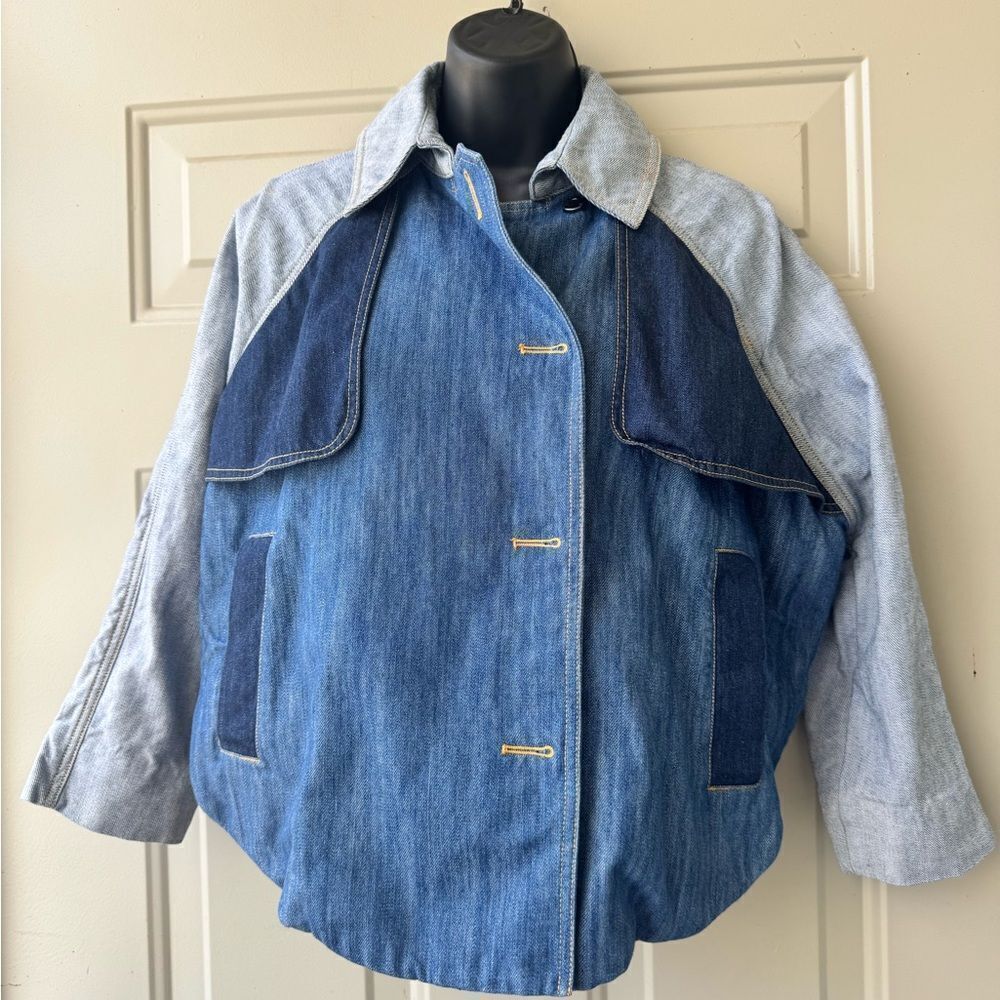 Manoush Patchwork Denim Jacket Size Us 2 (Xs/S)